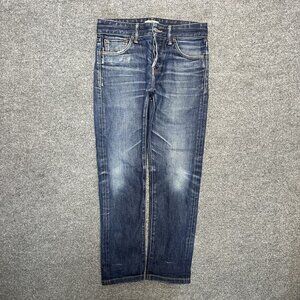 Buck Mason Mens Slim Fit Selvedge Denim Jeans Made In USA 28 Blue